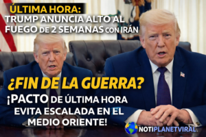 Trump anuncia alto al fuego de 2 semanas con Irán y evita escalada en Medio Oriente