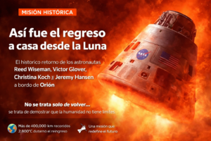 Astronautas de Artemis II Victor Glover y Christina Koch tras el amerizaje en la cápsula Orión